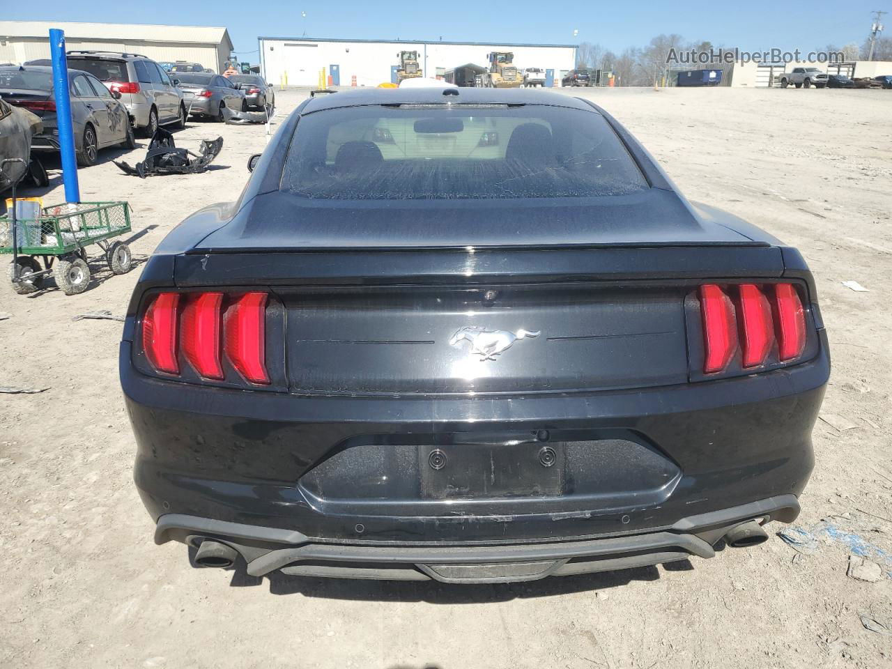 2020 Ford Mustang  Black vin: 1FA6P8TH7L5117724