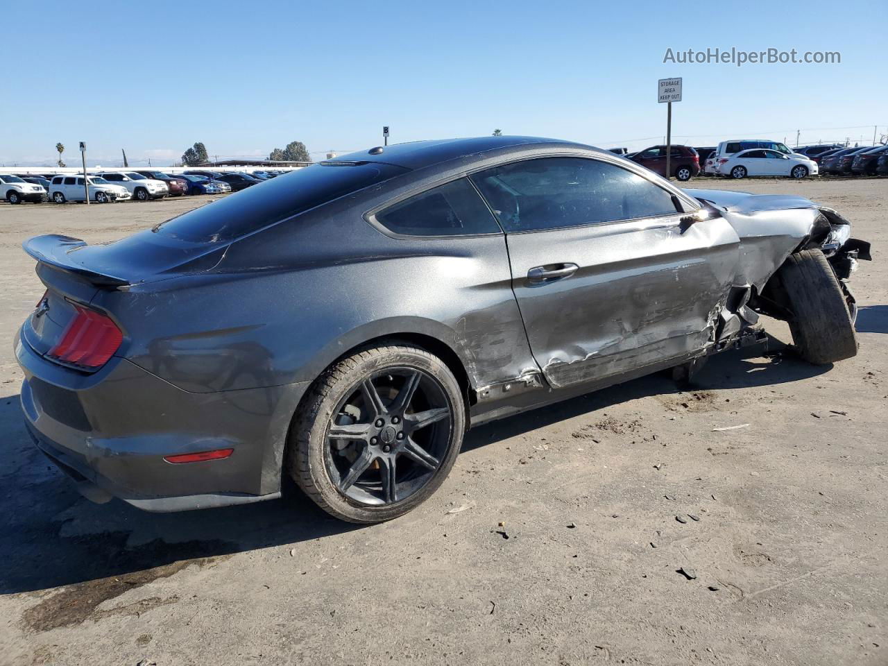 2020 Ford Mustang  Gray vin: 1FA6P8TH7L5124902