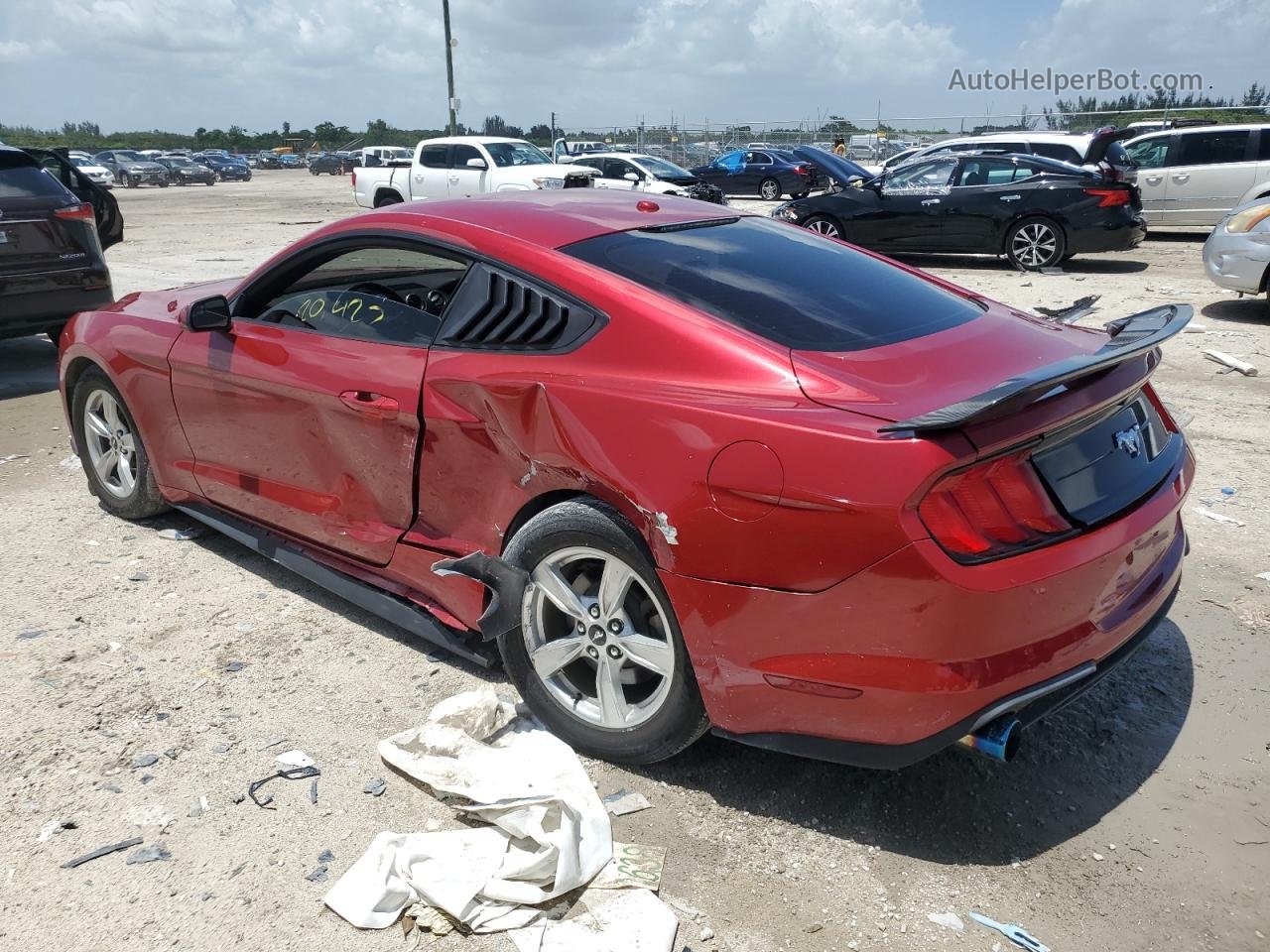 2020 Ford Mustang  Red vin: 1FA6P8TH7L5129257