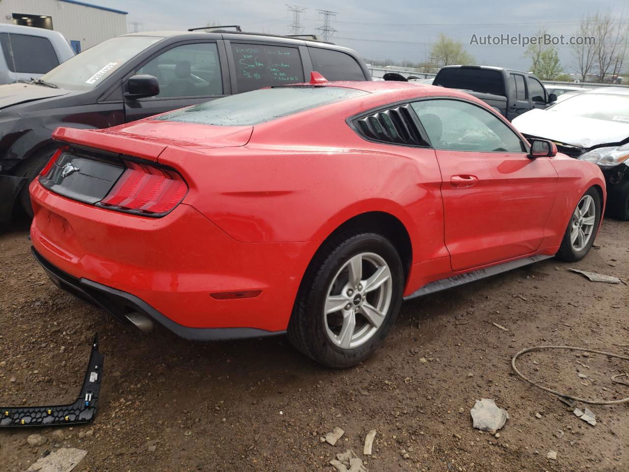 2020 Ford Mustang  Red vin: 1FA6P8TH7L5145460