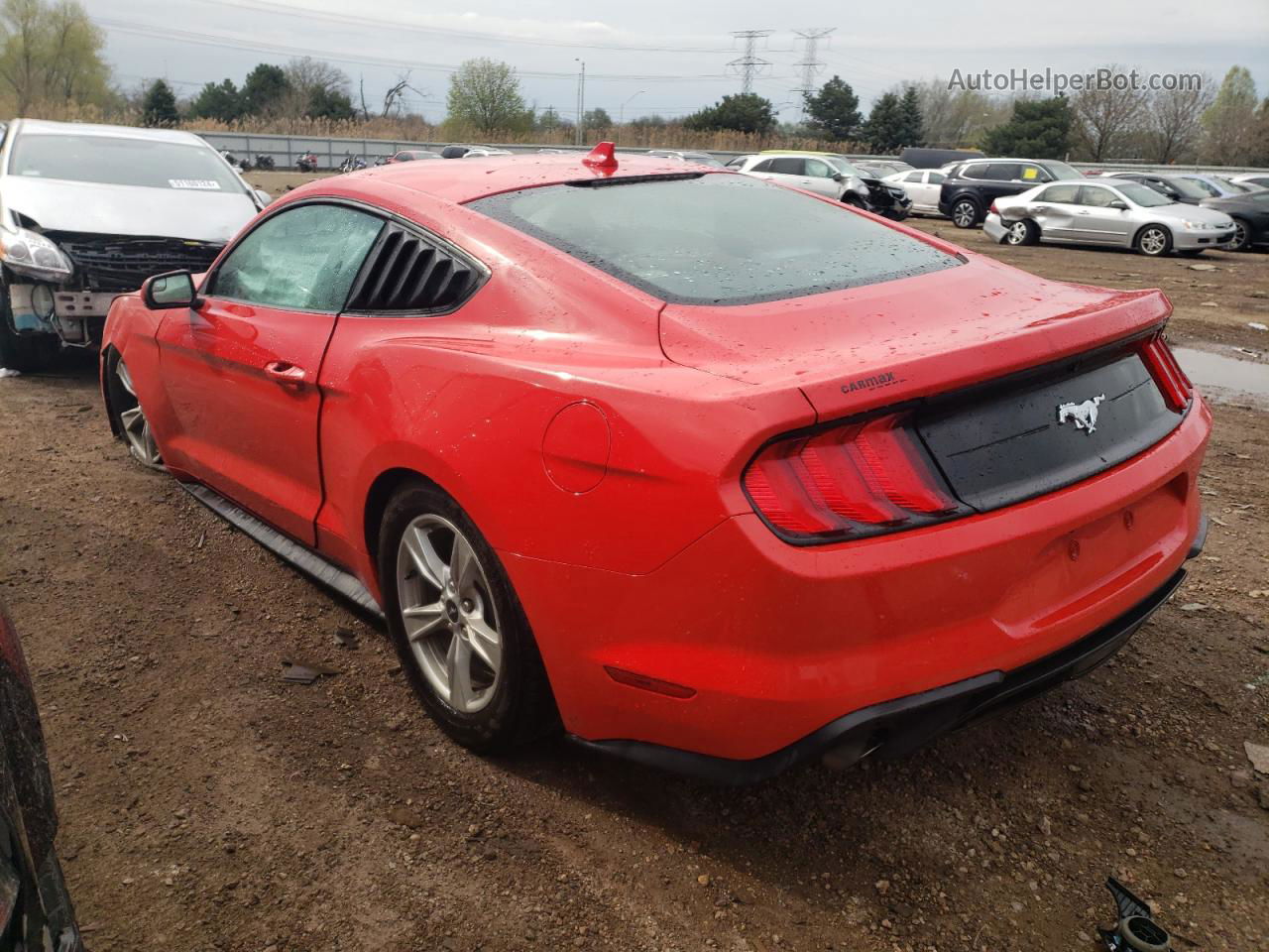 2020 Ford Mustang  Red vin: 1FA6P8TH7L5145460