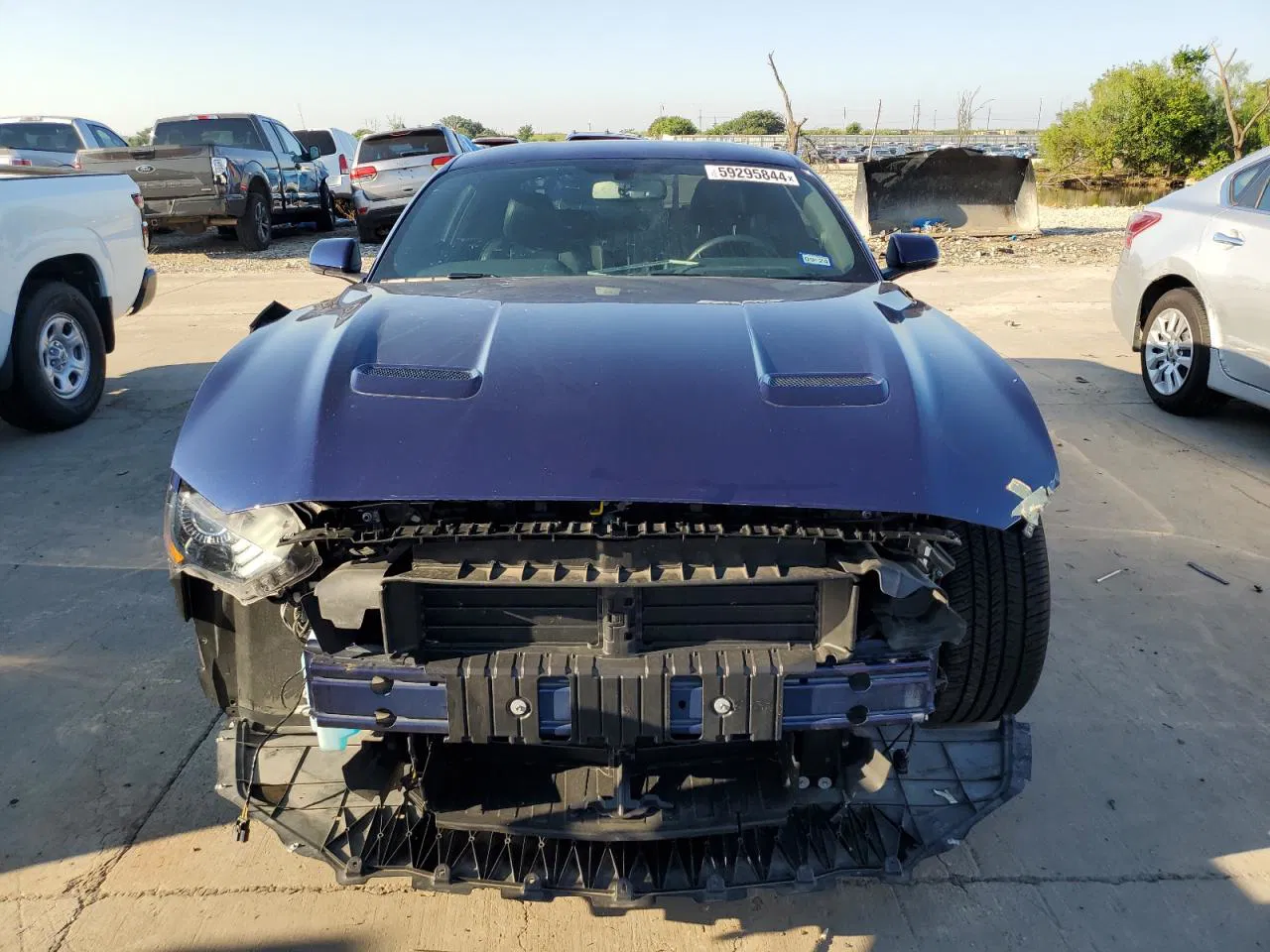 2020 Ford Mustang  Blue vin: 1FA6P8TH7L5169662
