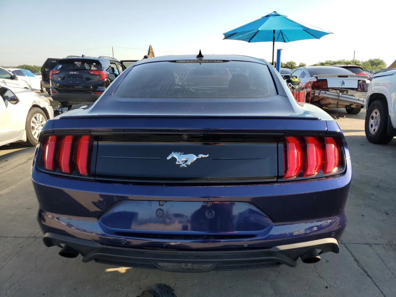 2020 Ford Mustang  Blue vin: 1FA6P8TH7L5169662