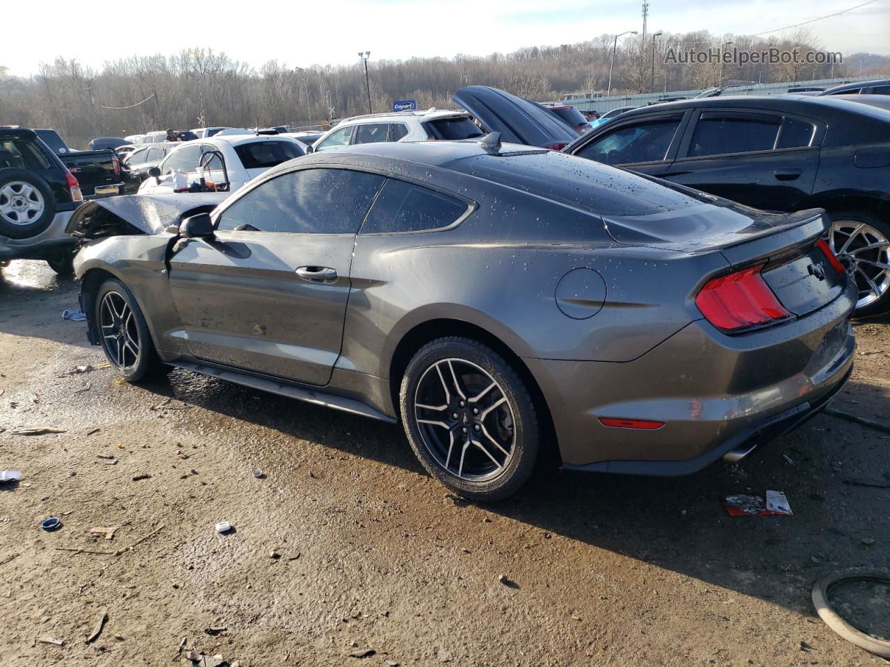 2020 Ford Mustang  Black vin: 1FA6P8TH7L5188308