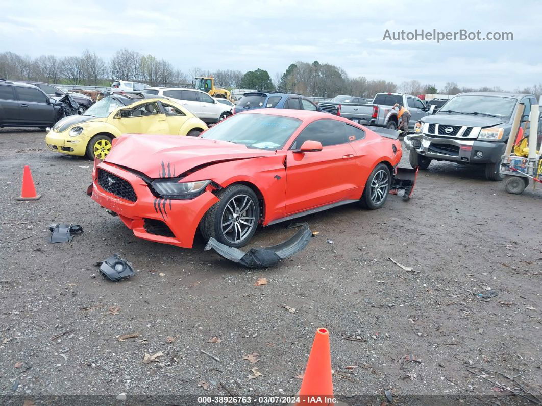 2015 Ford Mustang Ecoboost Оранжевый vin: 1FA6P8TH8F5312123