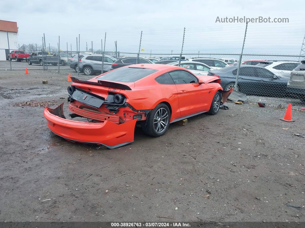 2015 Ford Mustang Ecoboost Orange vin: 1FA6P8TH8F5312123