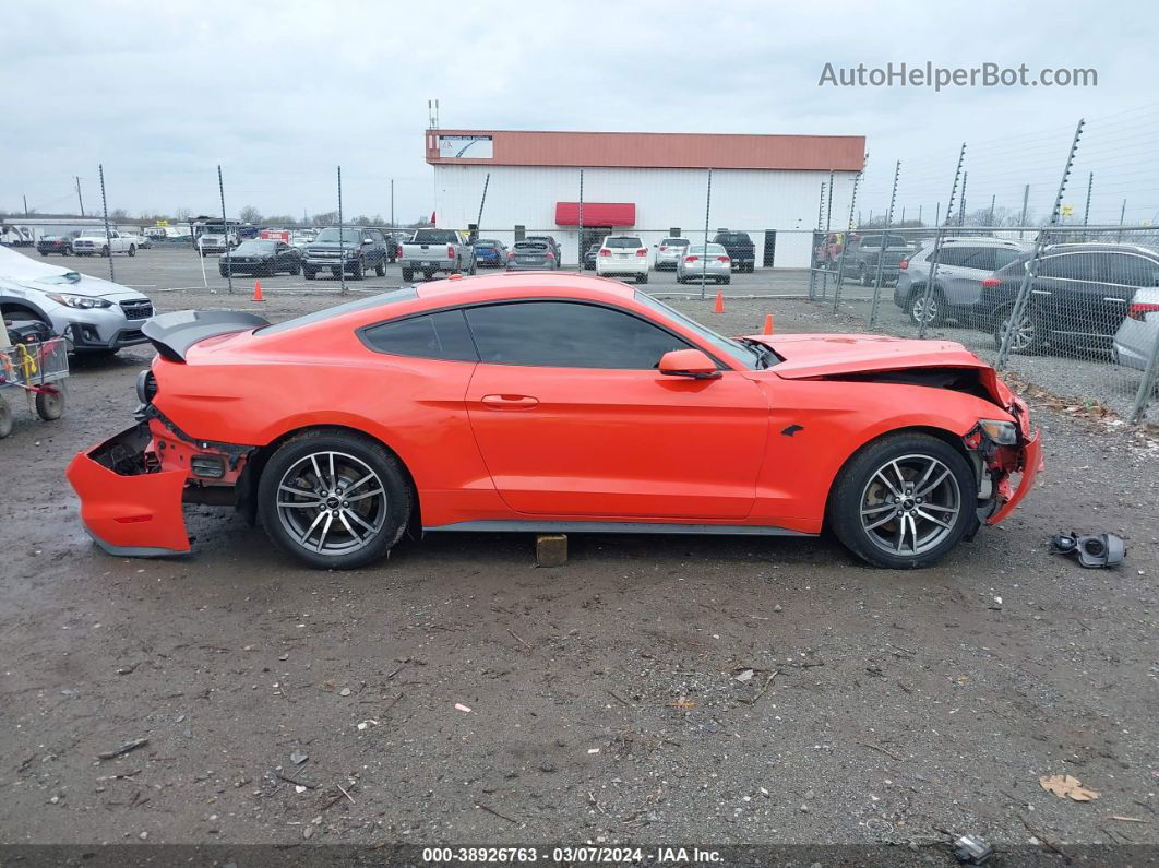 2015 Ford Mustang Ecoboost Orange vin: 1FA6P8TH8F5312123