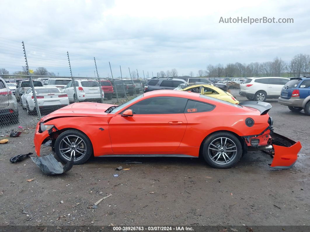 2015 Ford Mustang Ecoboost Orange vin: 1FA6P8TH8F5312123