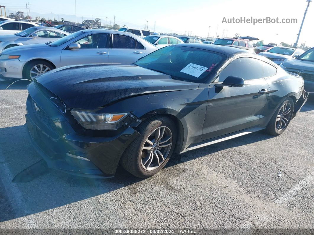 2015 Ford Mustang Ecoboost Black vin: 1FA6P8TH8F5312266