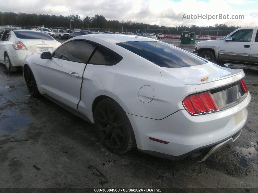 2015 Ford Mustang Ecoboost White vin: 1FA6P8TH8F5316480