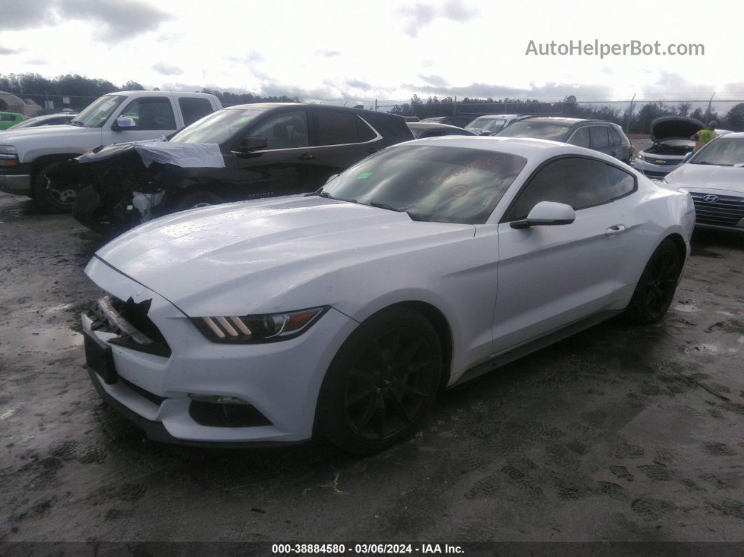 2015 Ford Mustang Ecoboost White vin: 1FA6P8TH8F5316480