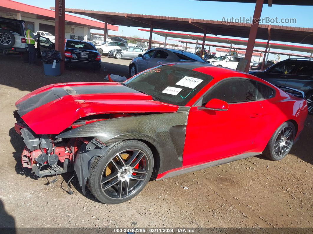 2015 Ford Mustang Ecoboost Red vin: 1FA6P8TH8F5343419