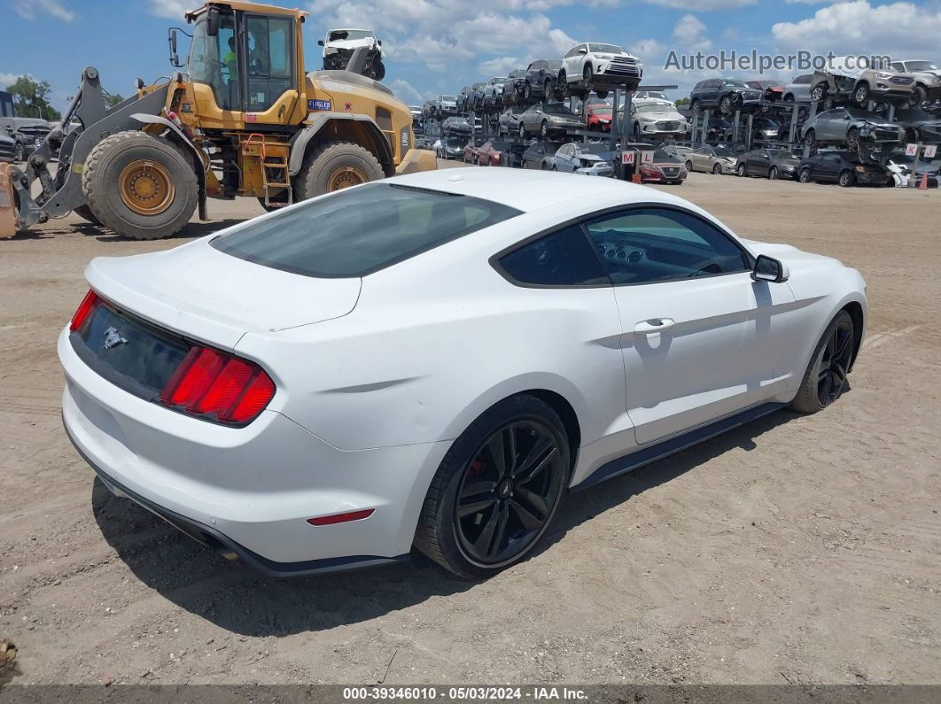 2016 Ford Mustang Ecoboost White vin: 1FA6P8TH8G5272417