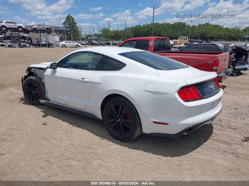 2016 Ford Mustang Ecoboost White vin: 1FA6P8TH8G5272417