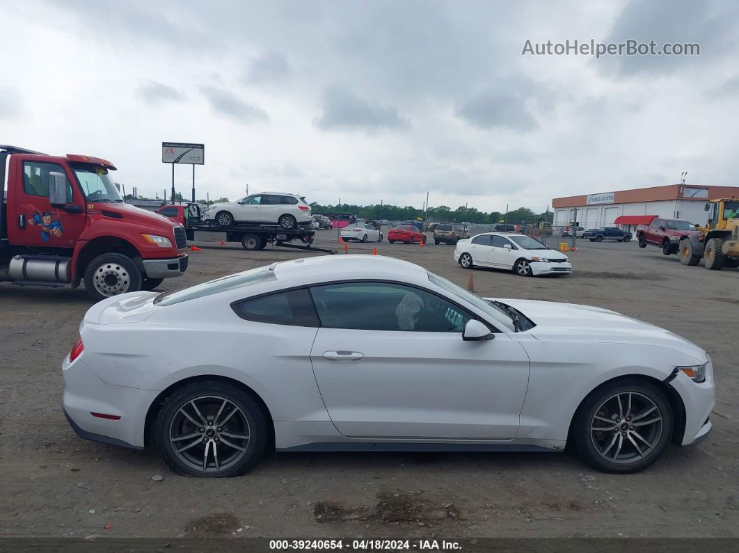 2016 Ford Mustang Ecoboost White vin: 1FA6P8TH8G5305030