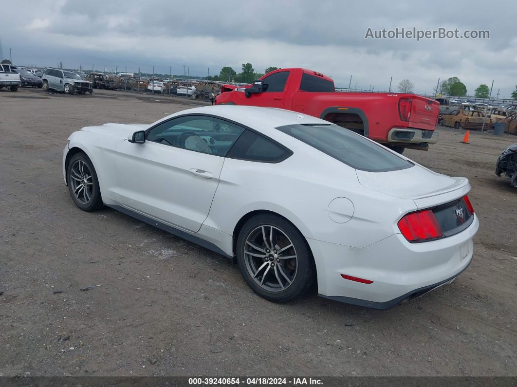 2016 Ford Mustang Ecoboost Белый vin: 1FA6P8TH8G5305030