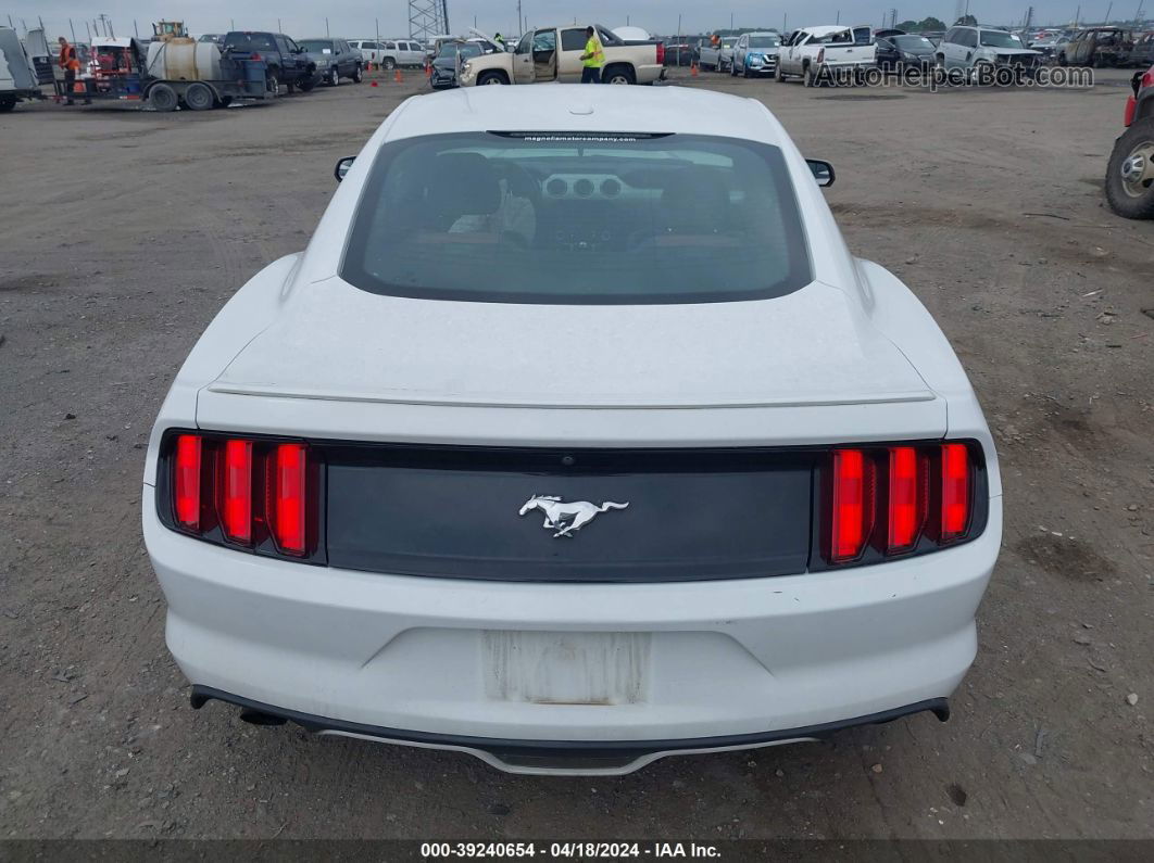 2016 Ford Mustang Ecoboost White vin: 1FA6P8TH8G5305030