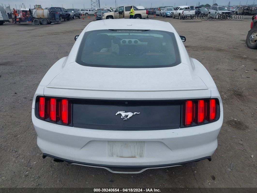 2016 Ford Mustang Ecoboost Белый vin: 1FA6P8TH8G5305030