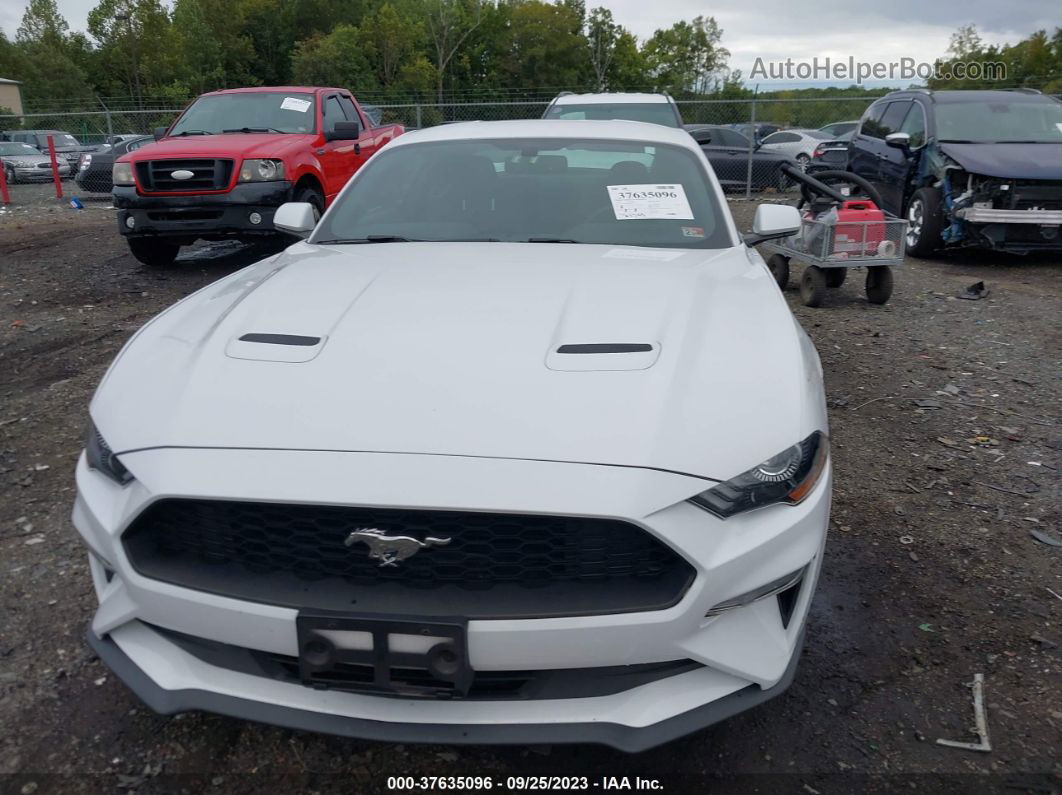 2020 Ford Mustang Ecoboost  White vin: 1FA6P8TH8L5123712