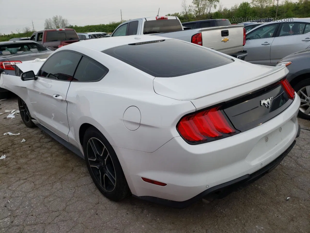 2020 Ford Mustang  White vin: 1FA6P8TH8L5132135