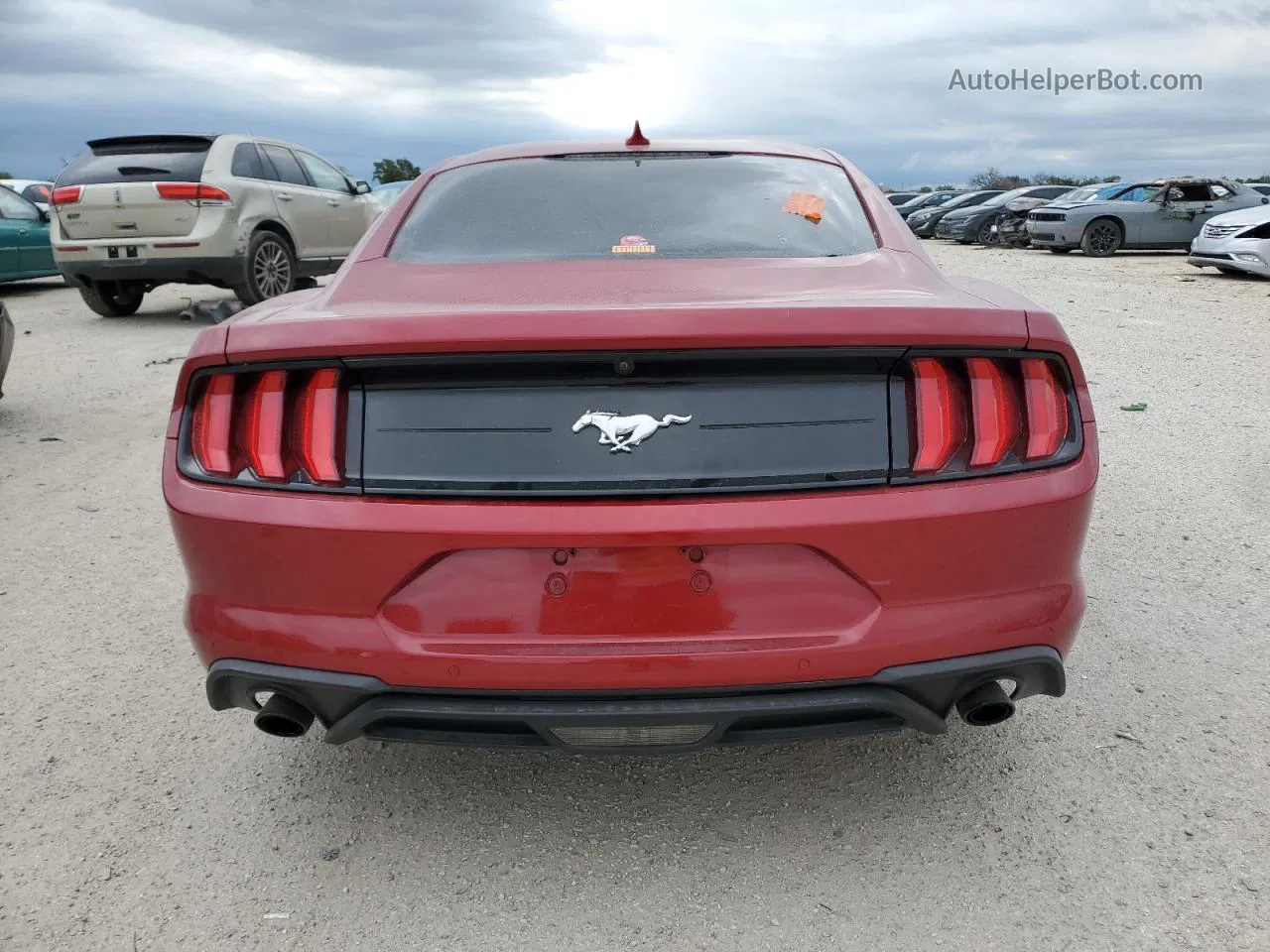 2020 Ford Mustang  Maroon vin: 1FA6P8TH8L5172988