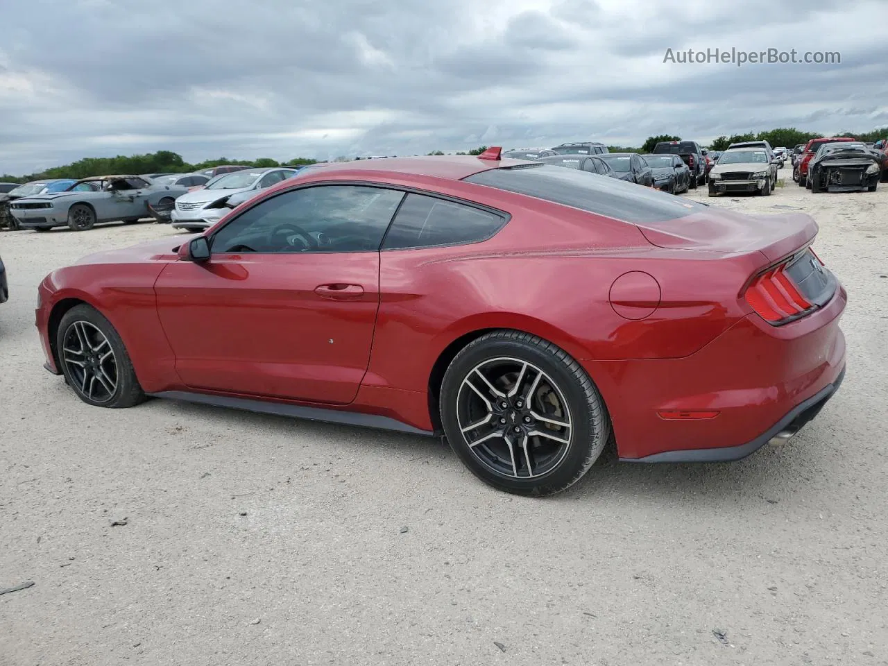 2020 Ford Mustang  Maroon vin: 1FA6P8TH8L5172988