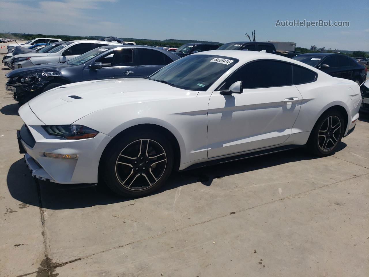2020 Ford Mustang  White vin: 1FA6P8TH8L5181481