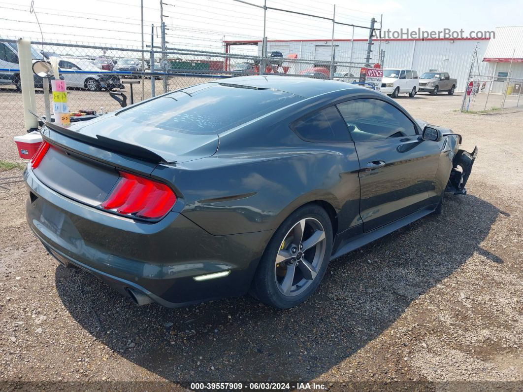 2015 Ford Mustang Ecoboost Gray vin: 1FA6P8TH9F5306007