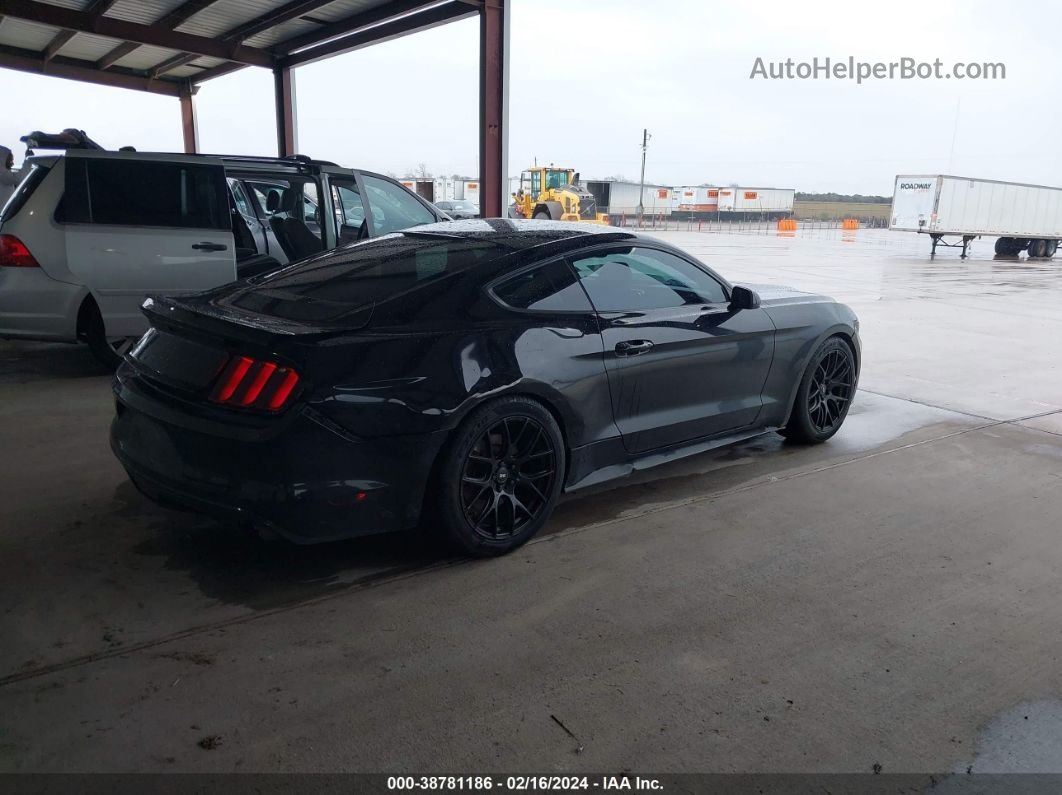 2015 Ford Mustang Ecoboost Black vin: 1FA6P8TH9F5322062