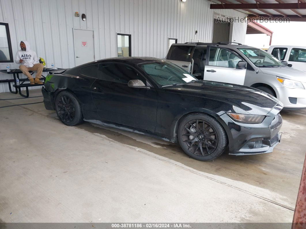 2015 Ford Mustang Ecoboost Black vin: 1FA6P8TH9F5322062