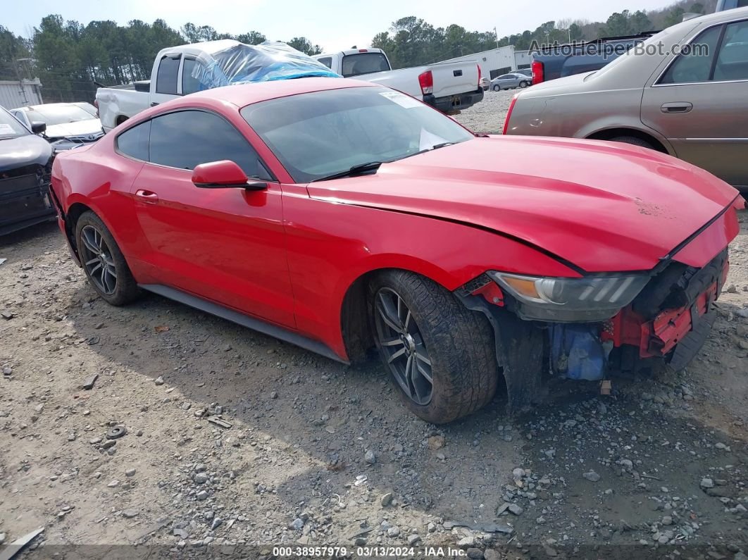 2015 Ford Mustang Ecoboost Red vin: 1FA6P8TH9F5336009