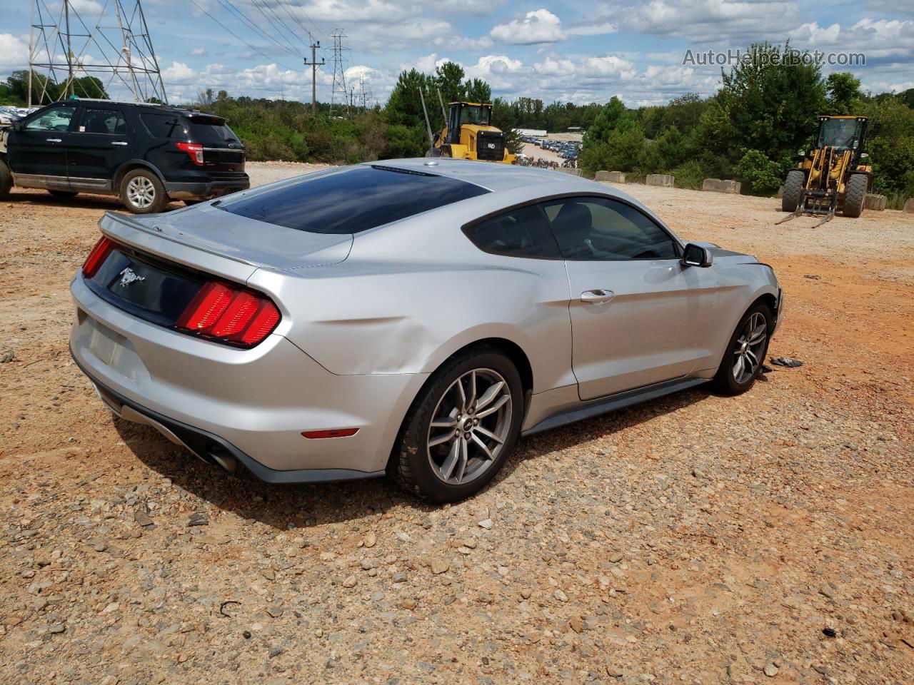 2015 Ford Mustang  Silver vin: 1FA6P8TH9F5352369