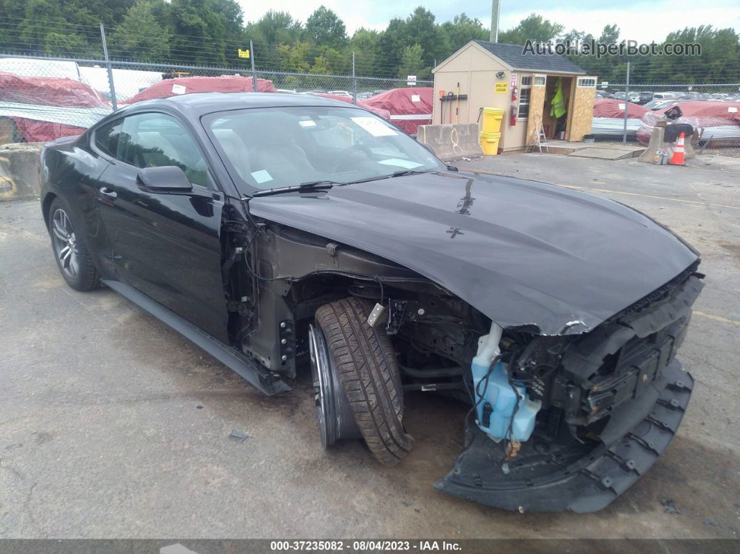 2015 Ford Mustang Ecoboost Black vin: 1FA6P8TH9F5356955