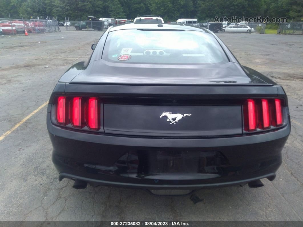 2015 Ford Mustang Ecoboost Black vin: 1FA6P8TH9F5356955