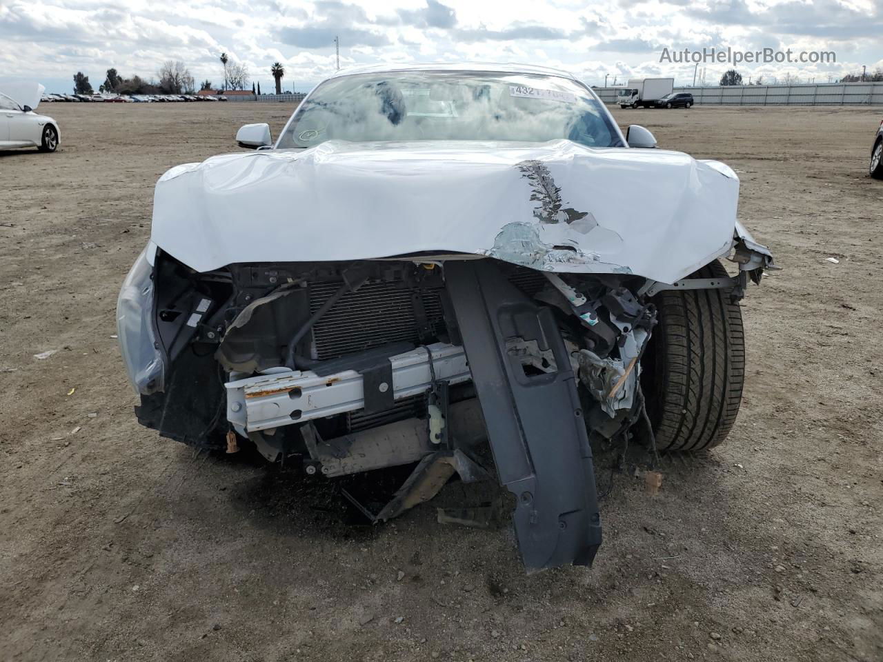 2015 Ford Mustang  White vin: 1FA6P8TH9F5376543