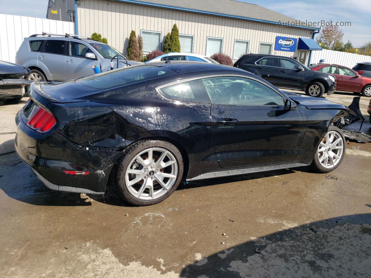 2015 Ford Mustang  Черный vin: 1FA6P8TH9F5380981