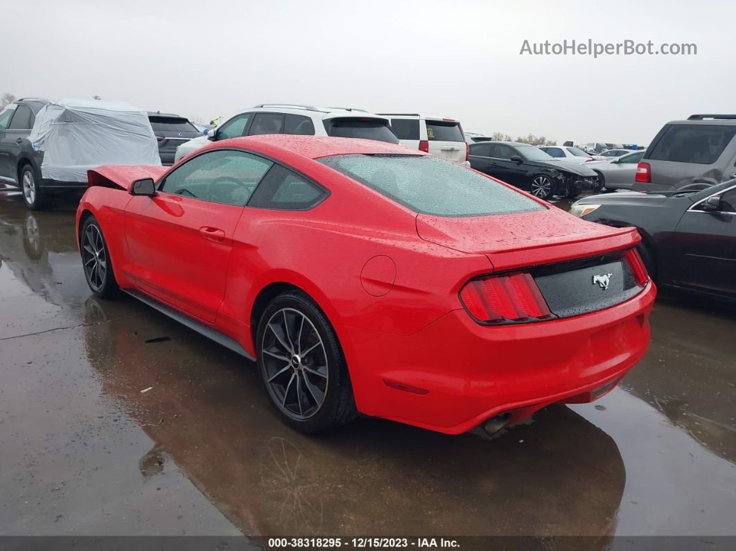 2015 Ford Mustang Ecoboost Red vin: 1FA6P8TH9F5404096