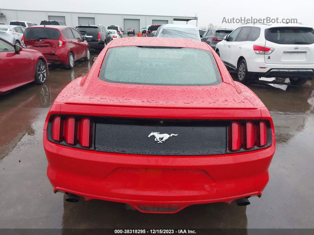 2015 Ford Mustang Ecoboost Red vin: 1FA6P8TH9F5404096