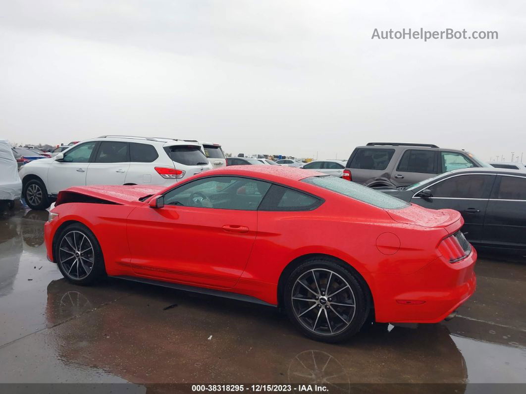 2015 Ford Mustang Ecoboost Red vin: 1FA6P8TH9F5404096