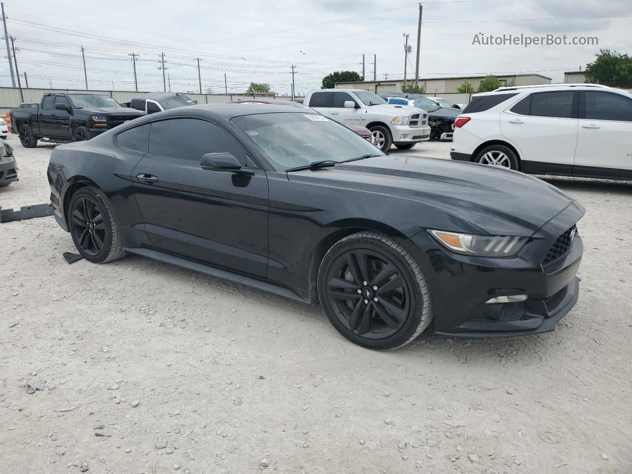 2015 Ford Mustang  Black vin: 1FA6P8TH9F5423098