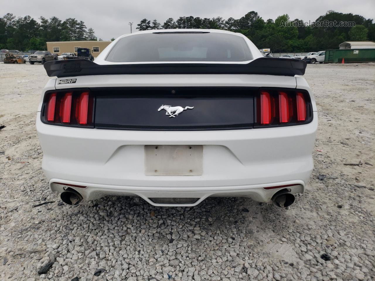 2016 Ford Mustang  White vin: 1FA6P8TH9G5215093