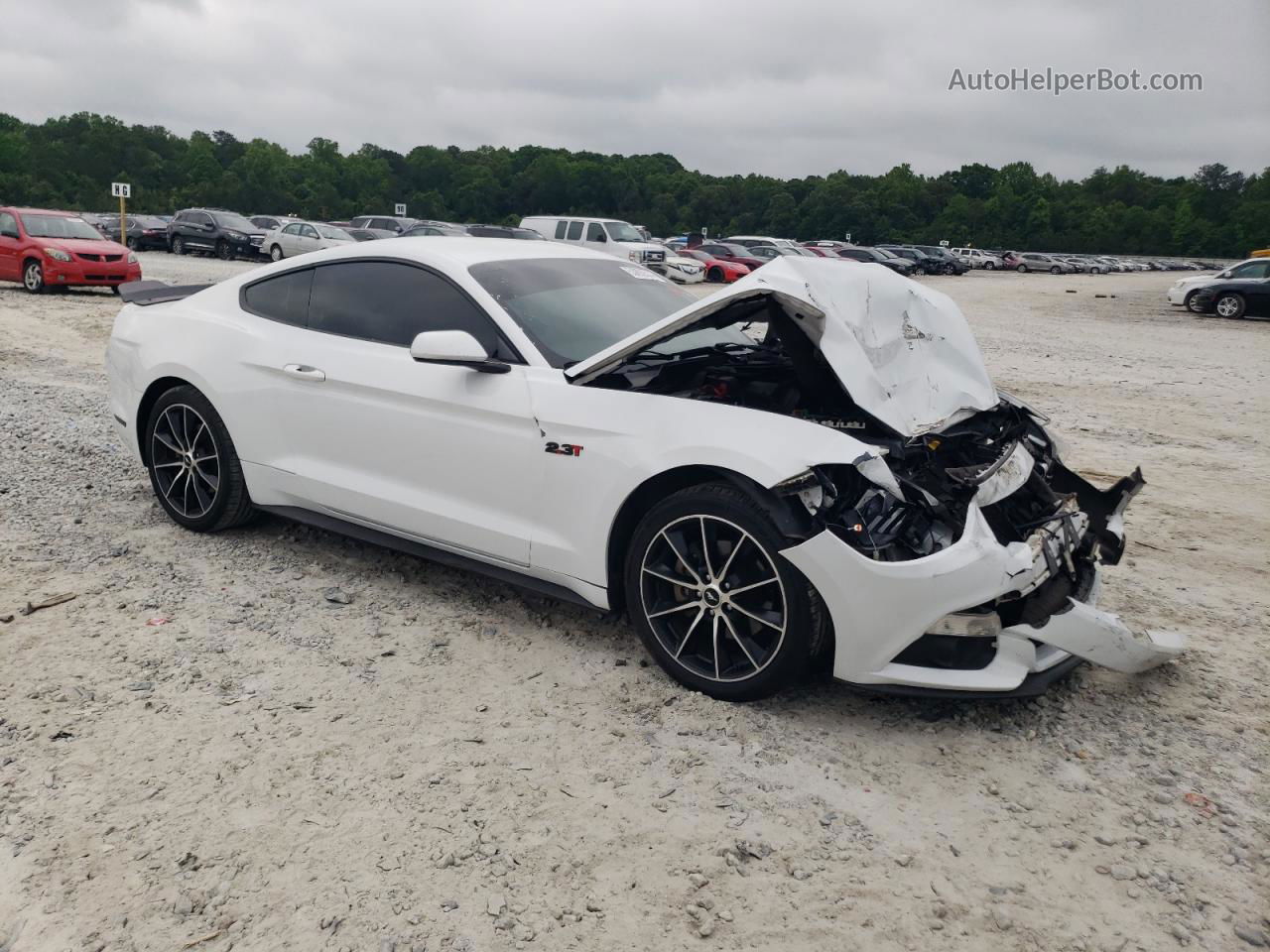 2016 Ford Mustang  White vin: 1FA6P8TH9G5215093