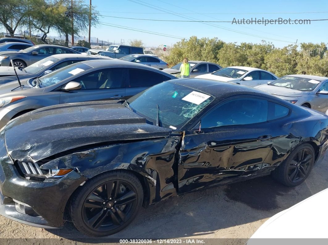 2016 Ford Mustang Ecoboost Black vin: 1FA6P8TH9G5261202