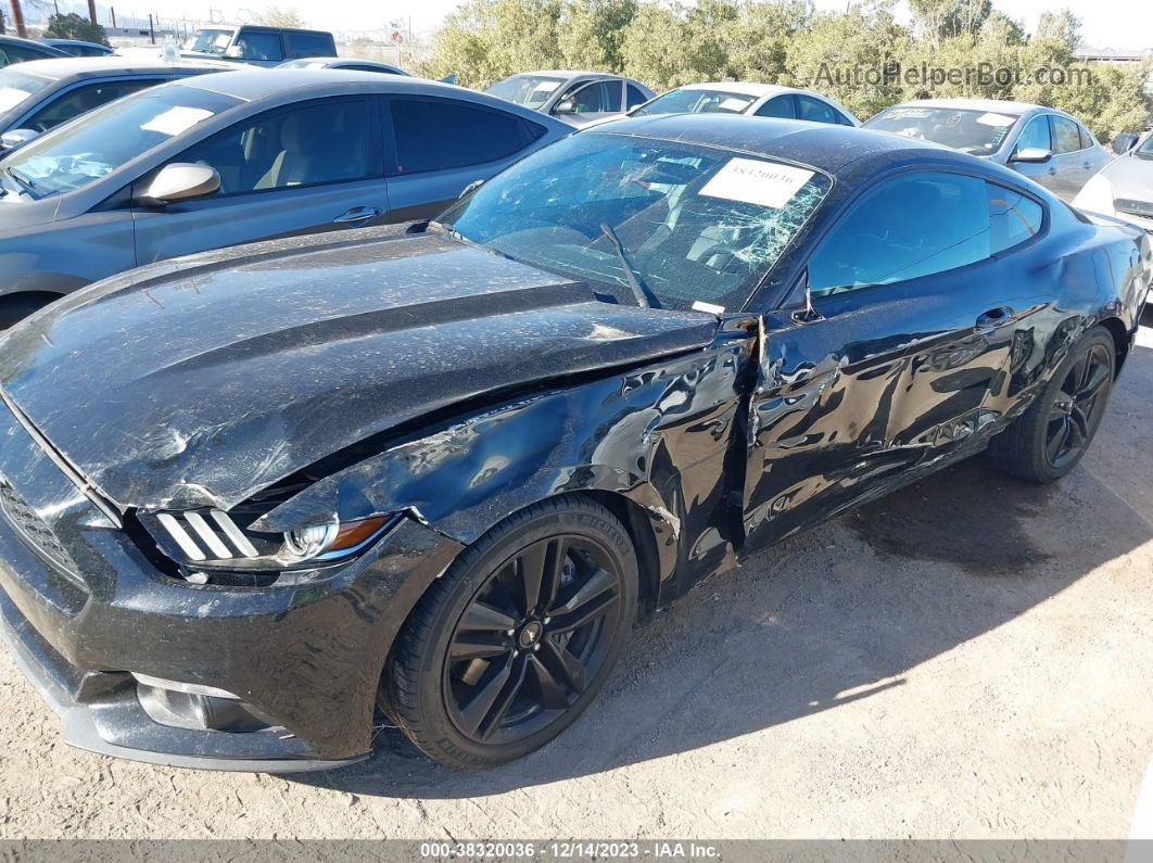 2016 Ford Mustang Ecoboost Black vin: 1FA6P8TH9G5261202