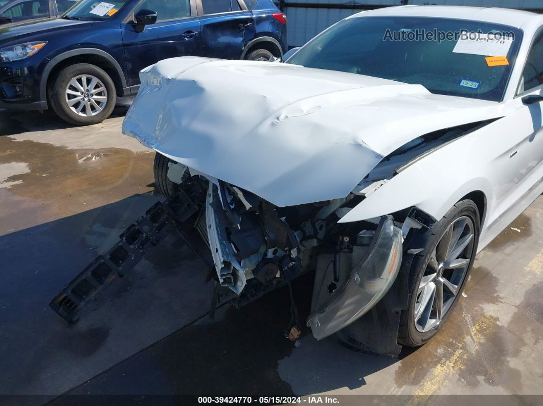 2016 Ford Mustang Ecoboost White vin: 1FA6P8TH9G5267341