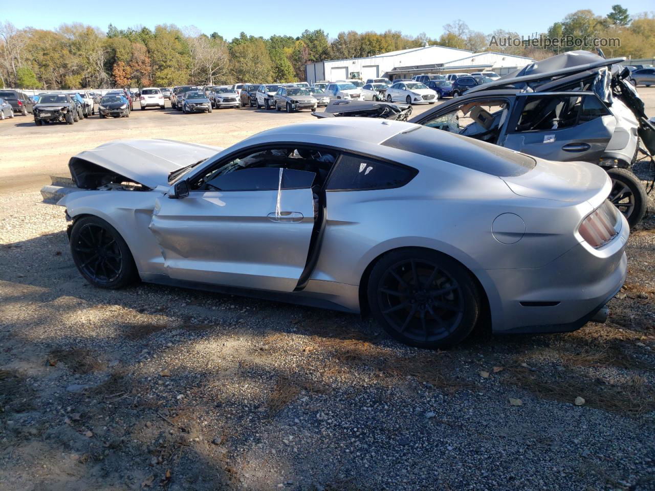 2016 Ford Mustang  Silver vin: 1FA6P8TH9G5268747