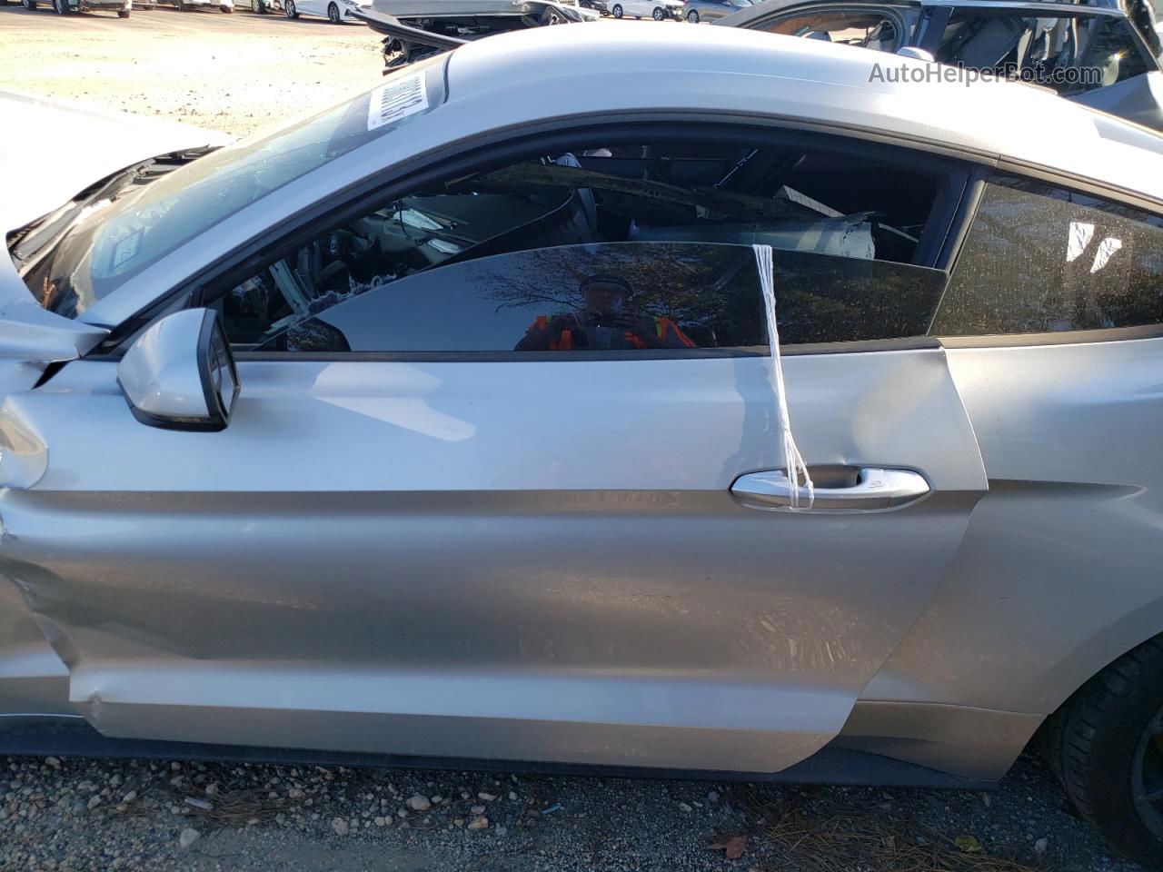 2016 Ford Mustang  Silver vin: 1FA6P8TH9G5268747