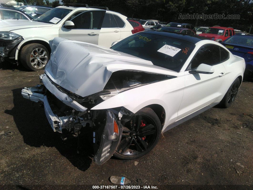 2016 Ford Mustang Ecoboost White vin: 1FA6P8TH9G5326730