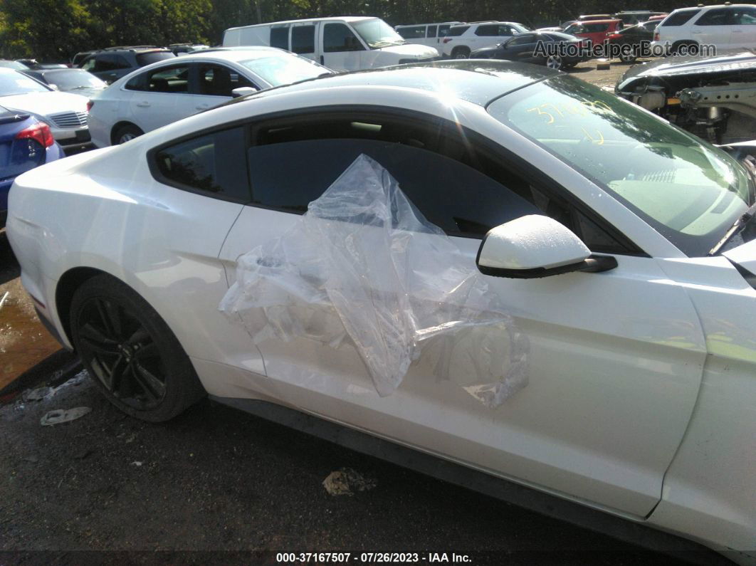 2016 Ford Mustang Ecoboost White vin: 1FA6P8TH9G5326730