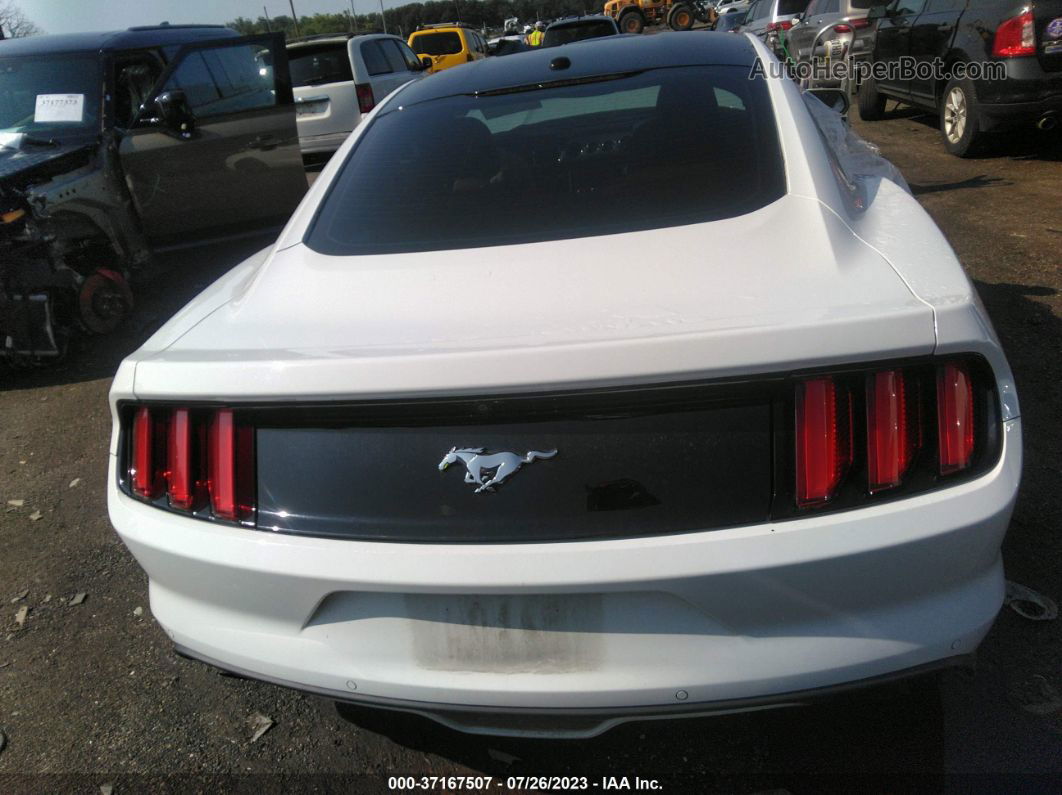 2016 Ford Mustang Ecoboost White vin: 1FA6P8TH9G5326730